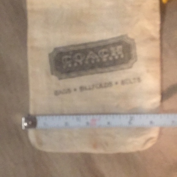 1986 Coach instructions and care paper.  Drawstring satchels - Picture 10 of 10